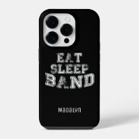 Marching Band Eat Sleep Band Typography