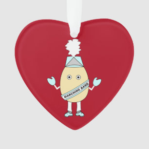 Marching Band Egghead  Ornament