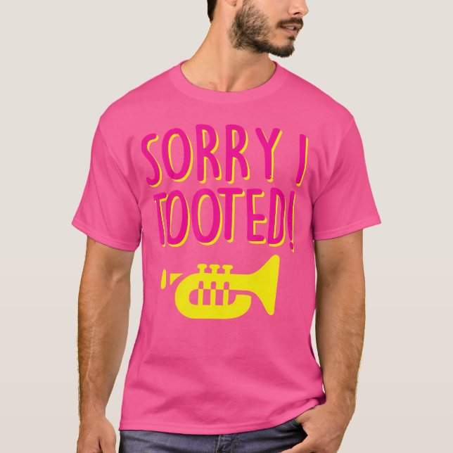 Marching Band Funny Trumpet T-Shirt (Front)