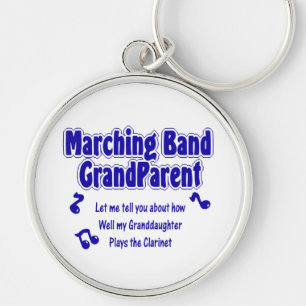 Marching Band Grandparent/ Clarinet Key Ring