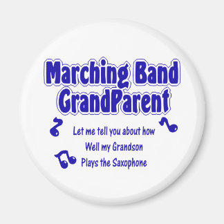 Marching Band Grandparent/ Saxophone Magnet