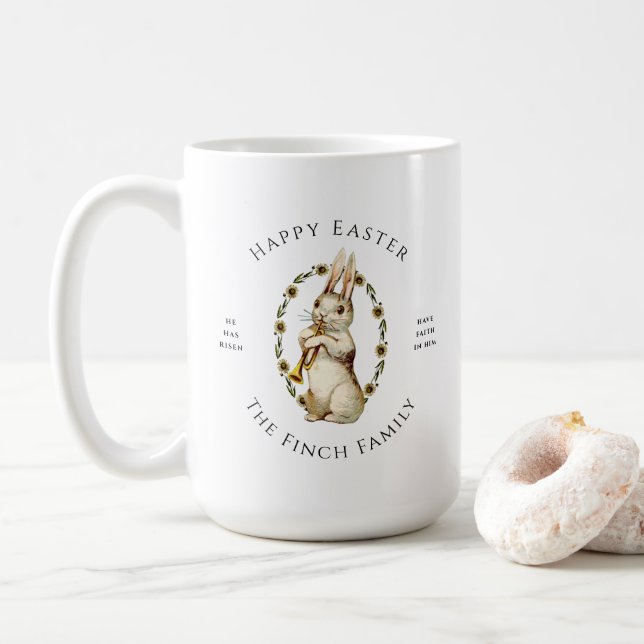 Marching Band Happy Easter Coffee Mug (With Donut)