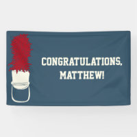 Marching Band Hat with Feathers Custom Message