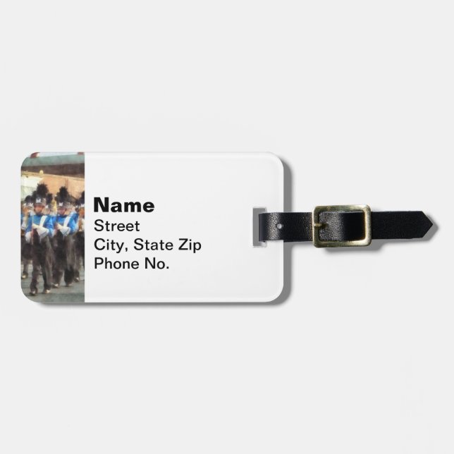 Marching Band Luggage Tag (Front Horizontal)