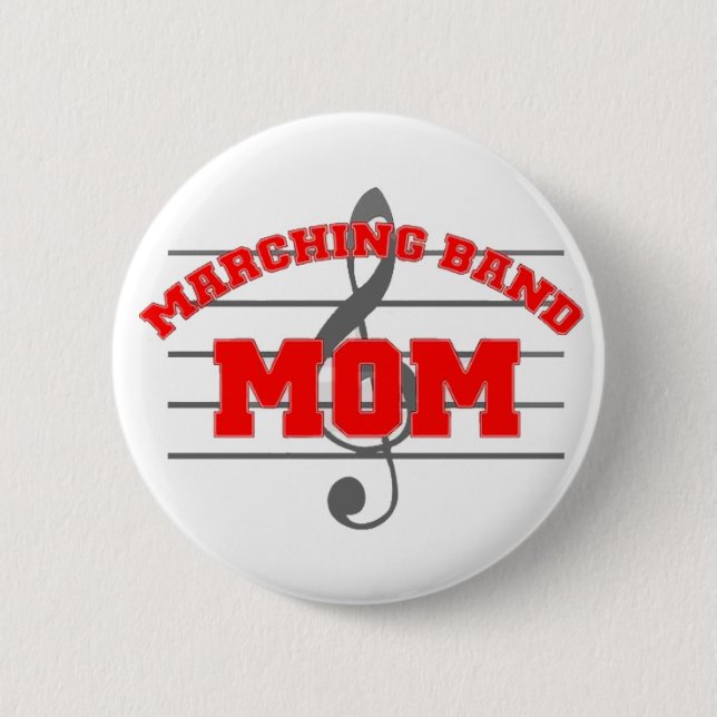 Marching Band Mum button (Front)