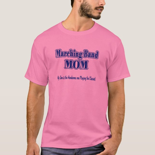 Marching Band Mum/ Clarinet T-Shirt (Front)
