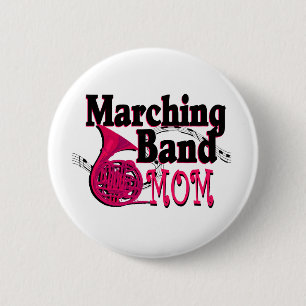 Marching Band Mum/ French Horn 6 Cm Round Badge