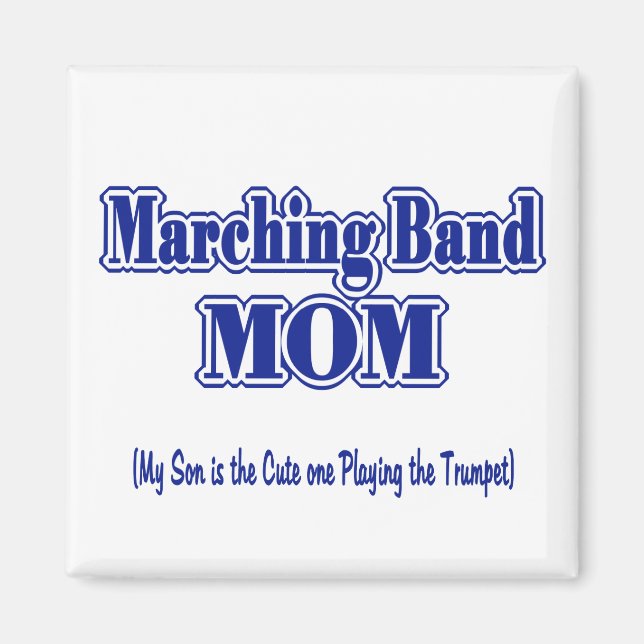 Marching Band Mum/ Trumpet Magnet (Front)