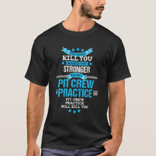 Marching Band Pit Crew Funny Percussion T-Shirt