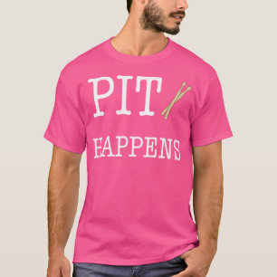 Marching Band Pit Happens Drumline Drummer Pi T-Shirt