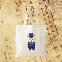 Marching Band Rabbit Clarinet Blue White