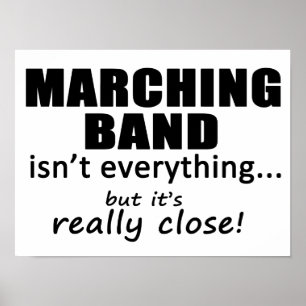 Marching Band Really Close Poster