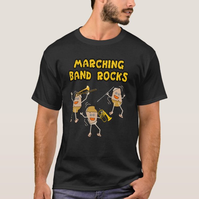Marching Band Rocks T-Shirt (Front)
