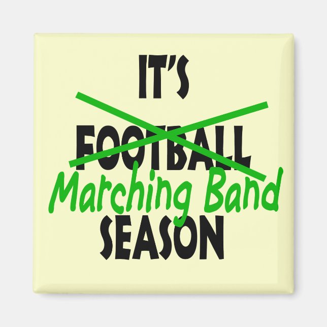 Marching Band Season Magnet (Front)