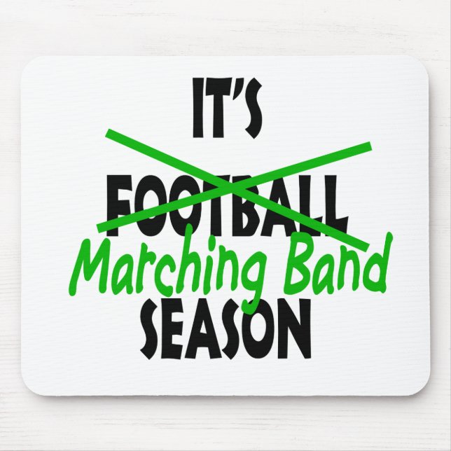 Marching Band Season Mouse Pad (Front)