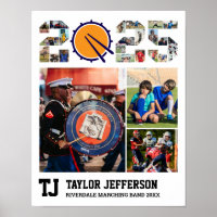 Marching Band Senior 2025 Sports Photo Collage