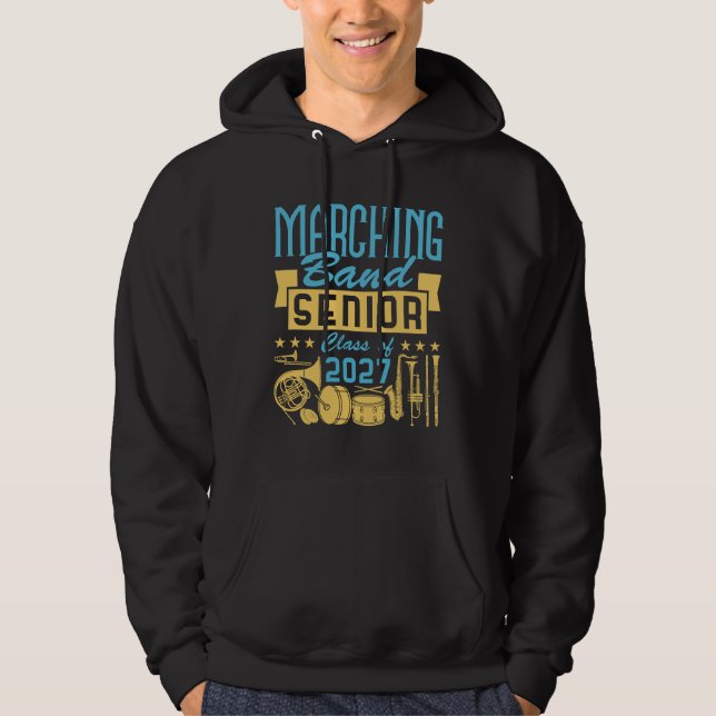 Marching Band Senior 2027 Hoodie (Front)