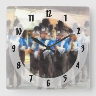Marching Band Square Wall Clock