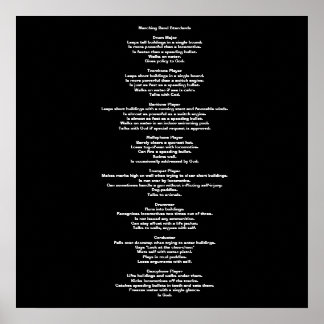 Marching Band Standards Poster