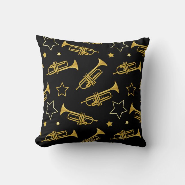 Marching Band Trumpet Player Cushion (Front)