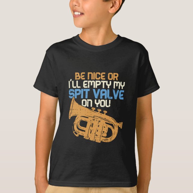Marching Band Trumpets T-Shirt (Front)