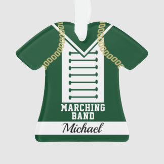 Marching Band Uniform with Photo Ornament