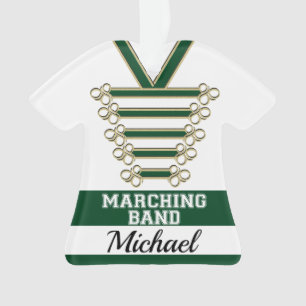 Marching Band Uniform with Photo Ornament