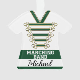Marching Band Uniform with Photo Ornament