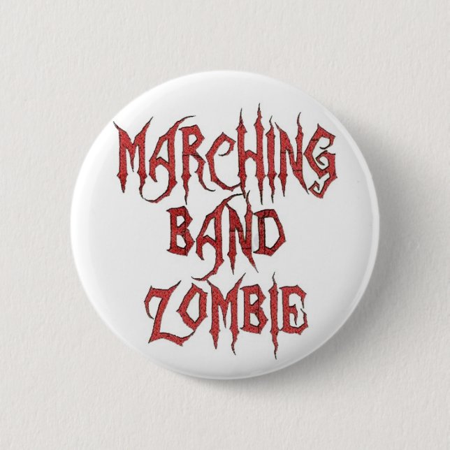 Marching Band Zombie button (Front)
