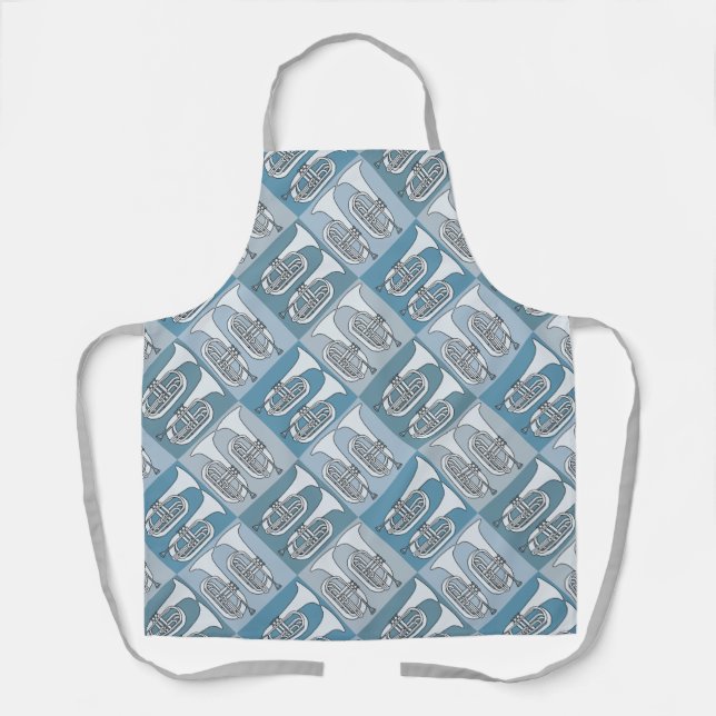Marching Baritone Crosshatch Apron (Front)