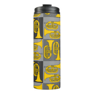 Marching Baritone Crosshatch Thermal Tumbler