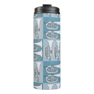 Marching Baritone Crosshatch Thermal Tumbler