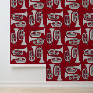 Marching Baritone Crosshatch  Wallpaper