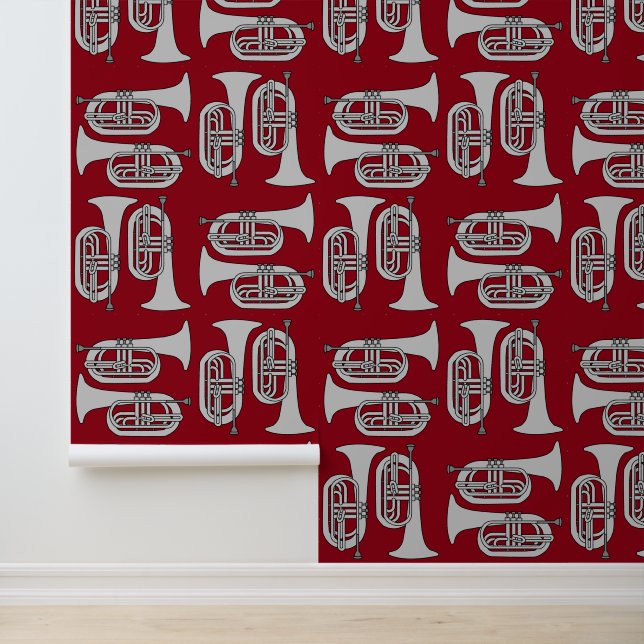 Marching Baritone Crosshatch  Wallpaper (Application)