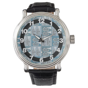 Marching Baritone Crosshatch Watch
