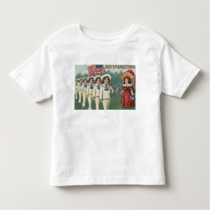 Marching Boys Dressed as Sailors Toddler T-Shirt