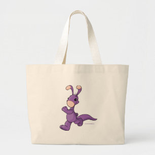 Marching purple Blumaroo Large Tote Bag