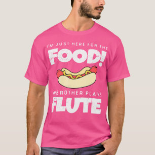 Marching School Band Brother Sister Flute Player T-Shirt