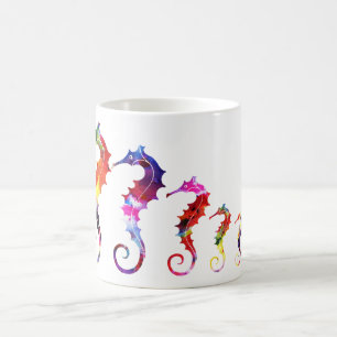 Marching Seahorse Family Love & Harmony Coffee Mug
