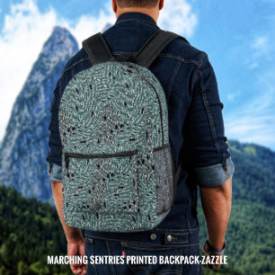 Marching Sentries Printed Backpack