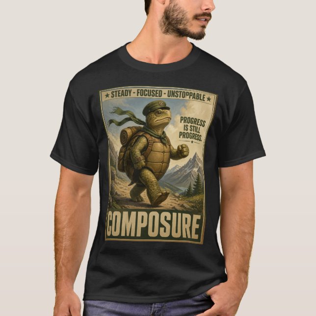 Marching Tortoise High-Intensity T-Shirt (Front)