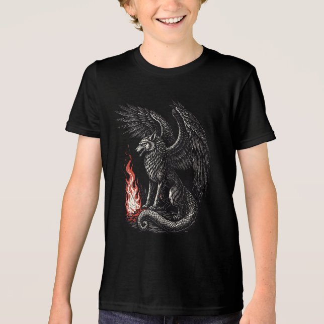 Marchosias Inferno Wings Unleashed Tri-Blend Shirt (Front)
