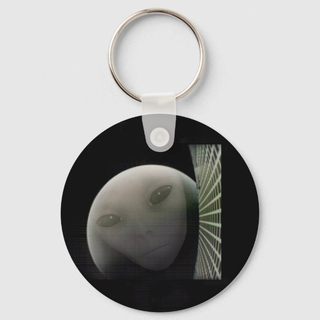 MarCO CubeSat Alien Mars Farewell Key Ring (Front)