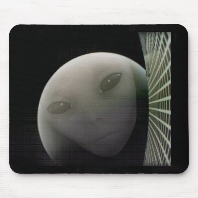 MarCO CubeSat Alien Mars Farewell Mouse Pad (Front)