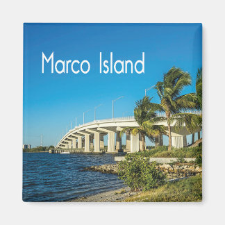 Marco Island Florida with Bridge Magnet