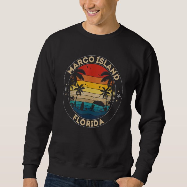 Marco Island Souvenir  Florida Reminder Sweatshirt (Front)