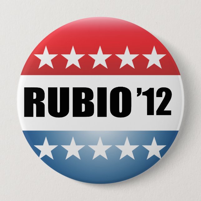 MARCO RUBIO 10 CM ROUND BADGE (Front)