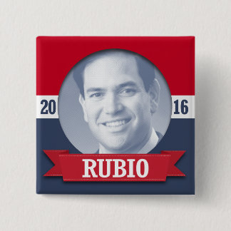 Marco Rubio 2016 15 Cm Square Badge