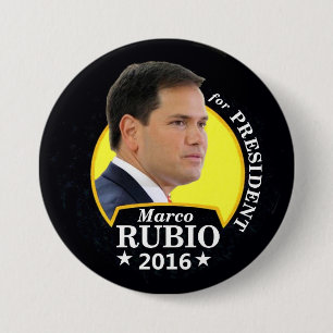 Marco Rubio 2016 for President 7.5 Cm Round Badge