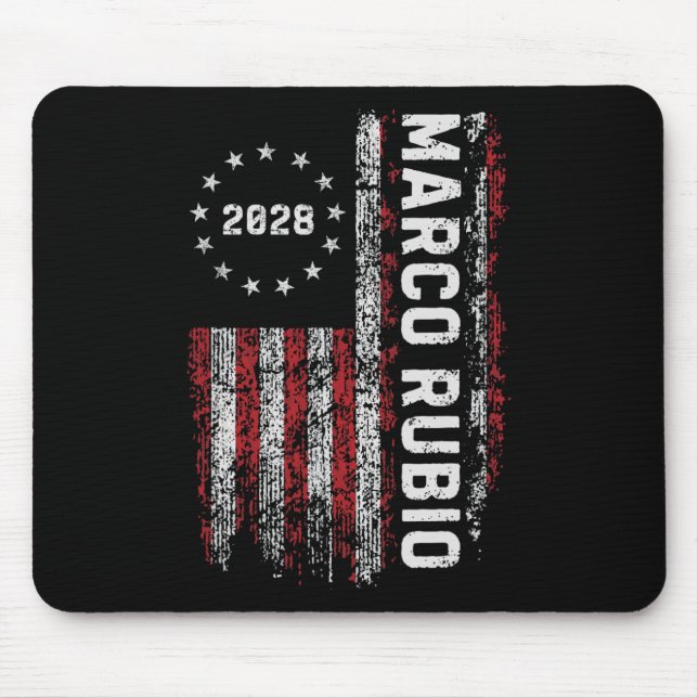 Marco Rubio 2028 President 48 Election Campaign Us Mouse Pad (Front)